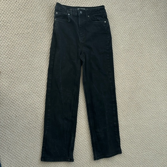 NA-KD Black Jeans (size 34, fits like 25/0) - Picture 1 of 3
